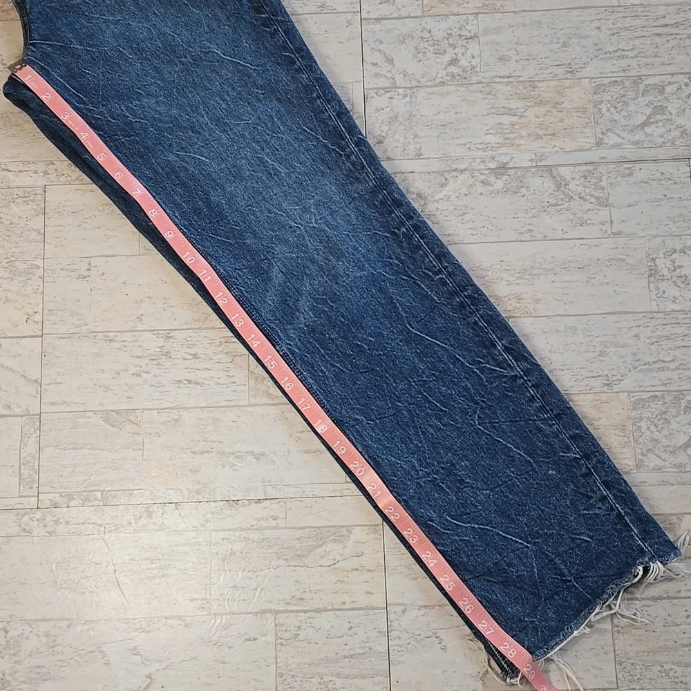 GRLFRND The Cassidy Straight Leg Blue Jeans Size 25 - Picture 14 of 16